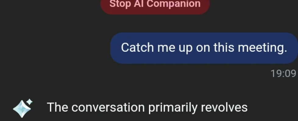 AI listening in again